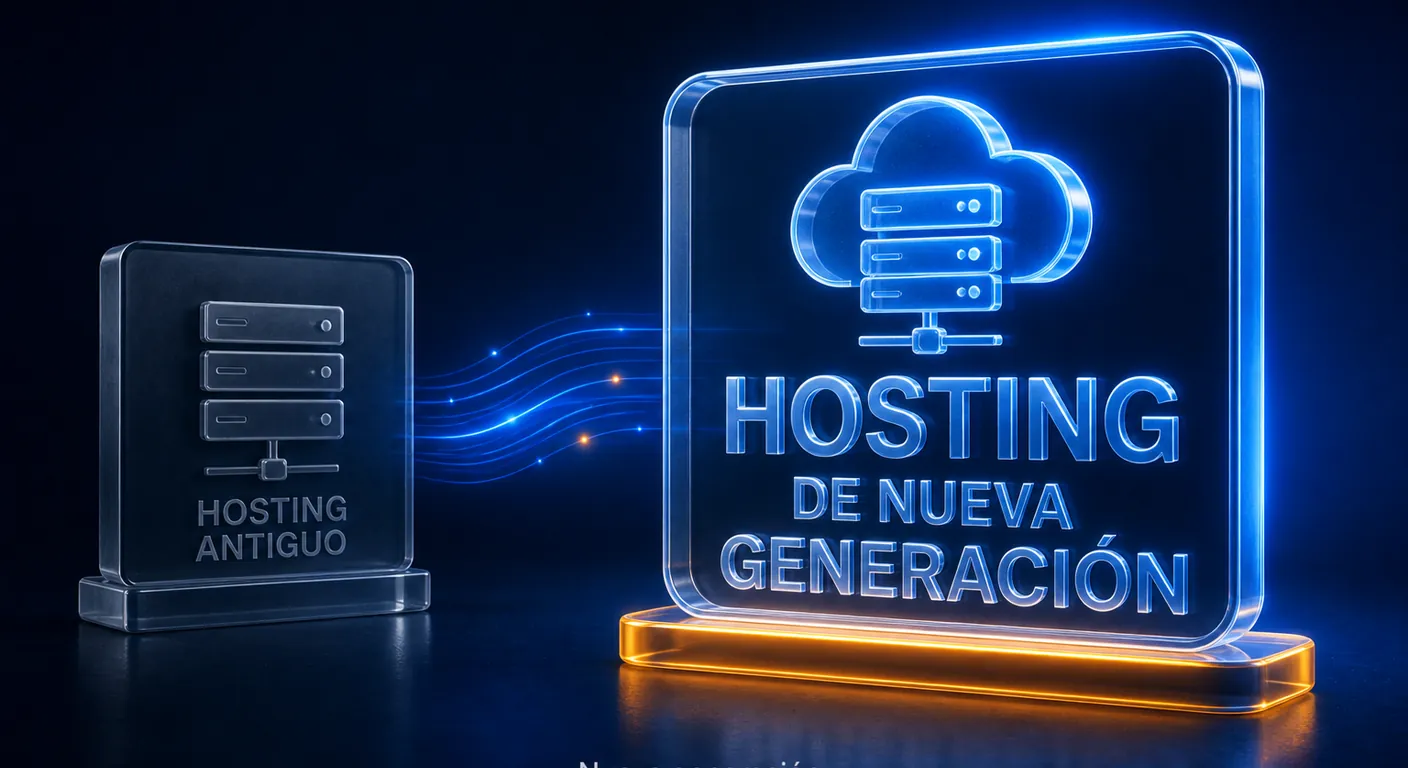 Bloque nuevo de cristal frente al viejo: nueva generación de hosting