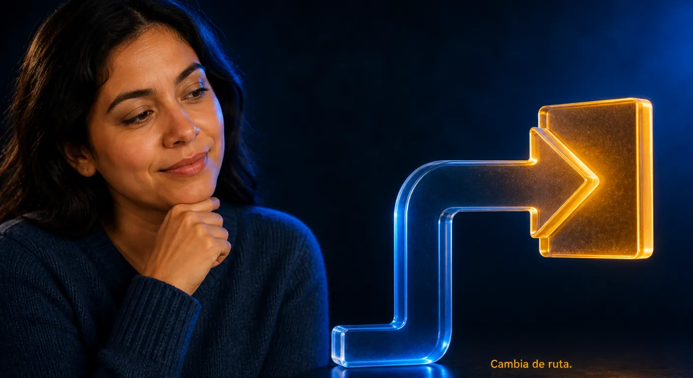 Flecha de cristal que dobla: crear una redirección