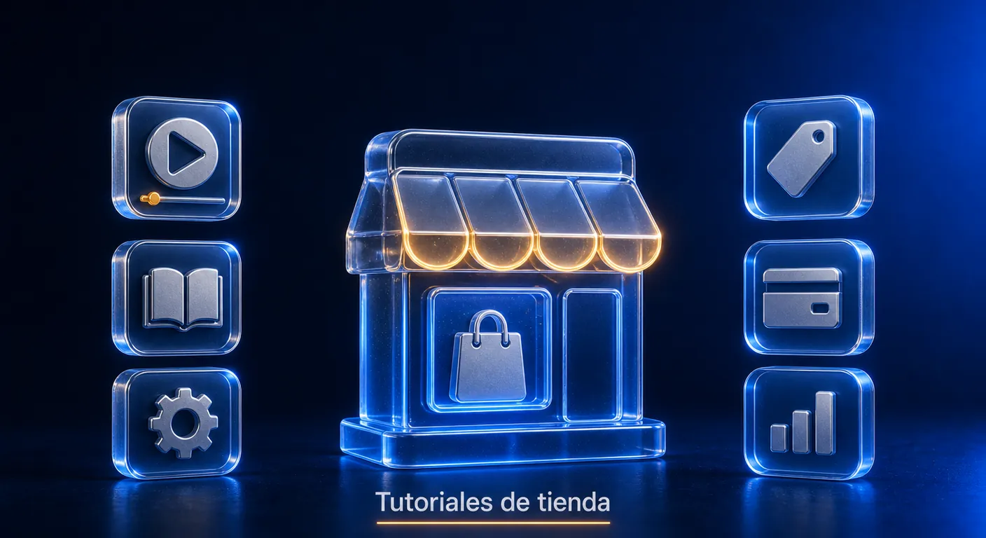Escaparate de cristal: tutoriales de la tienda