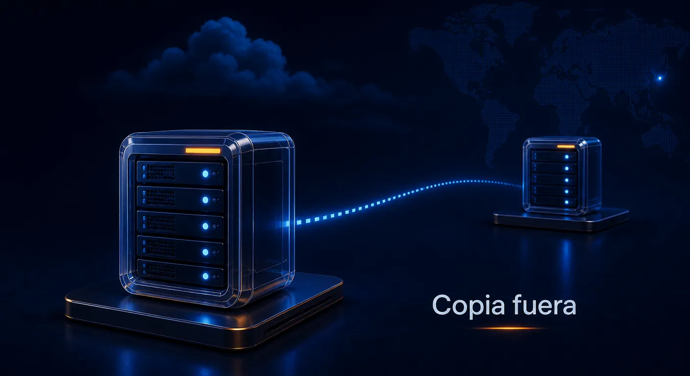 Copias de seguridad de servidores cloud en otro lugar