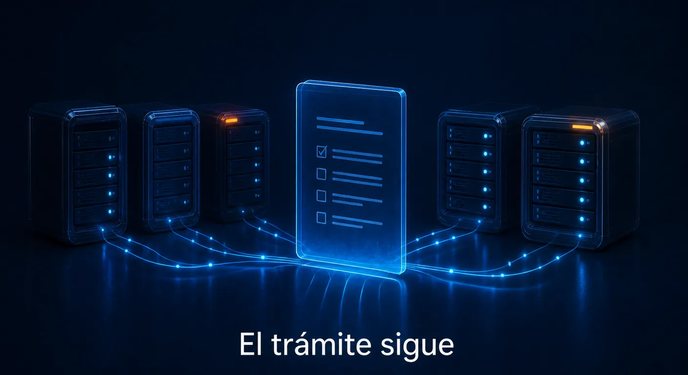 El trámite sigue aunque un nodo del cluster falle