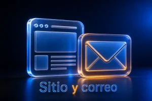Sitio y correo en cristal: Cloud Web Hosting